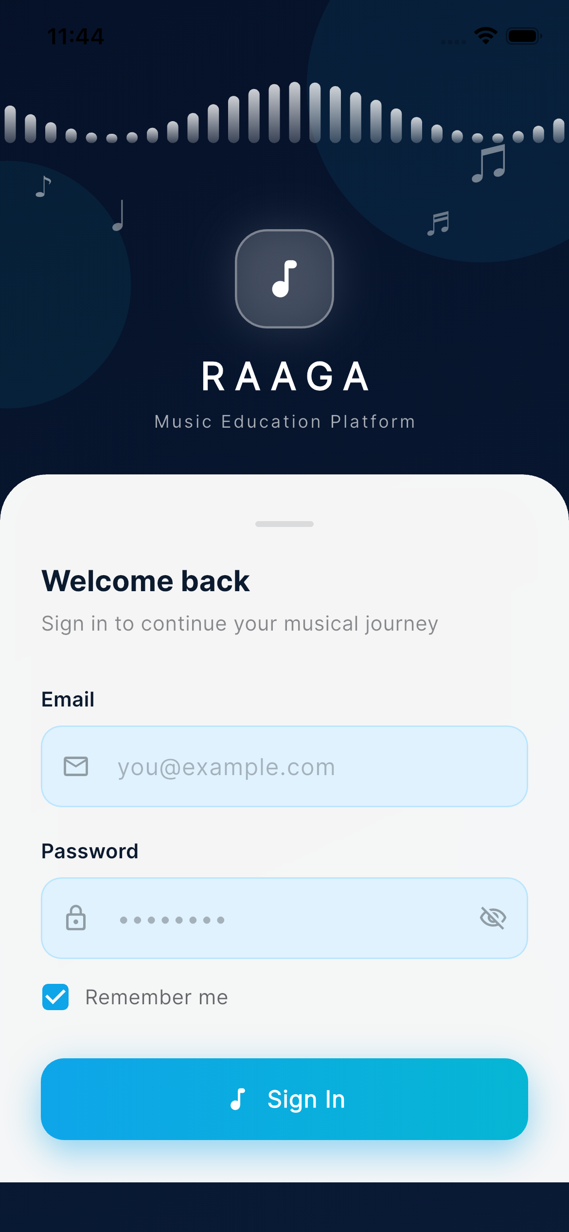 Login Screen